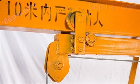 直滑式吊机滑轮的作用-工字钢吊轨吊运机