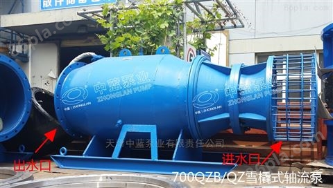 600QZB-125斜拉式潜水轴流泵价格