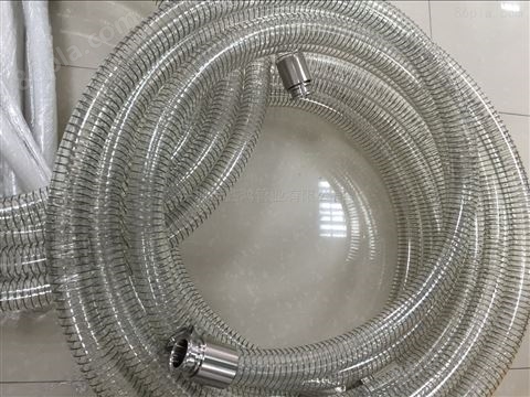 钢丝软管的内径规格，透明食品级钢丝管